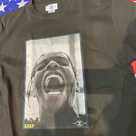 FUCKEM ASAP GRILLS Tシャツ　ACIDブラック