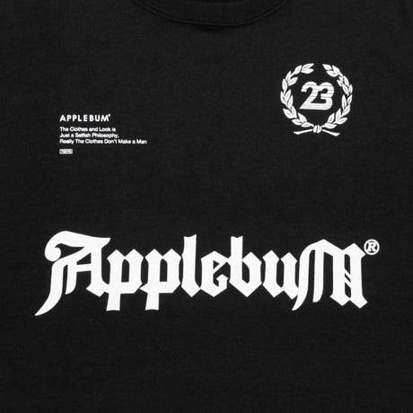 APPLEBUM DRY COTTON LIKE  TEE  BLACK