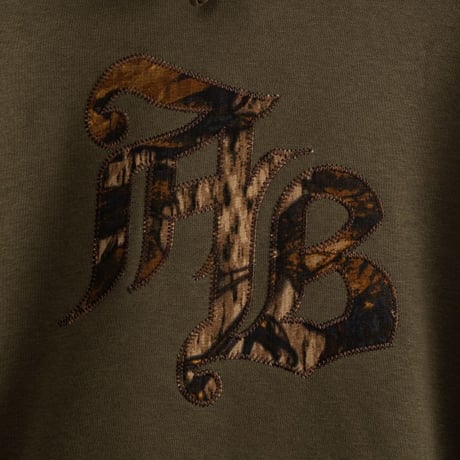 APPLEBUM REAL TREE CAMO AB sweat parka olive
