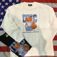 DISCO UNC  BEAR  longsleeve tee