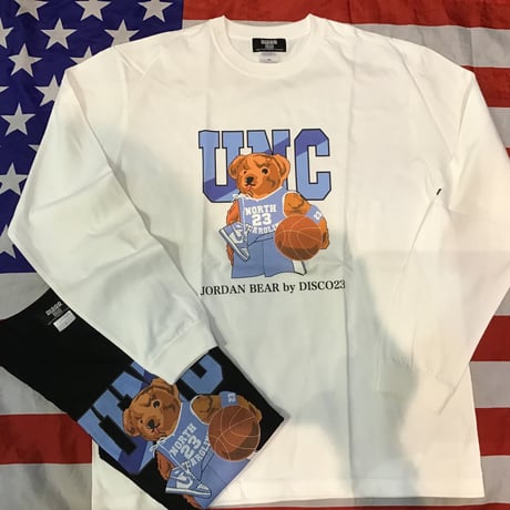 DISCO UNC  BEAR  longsleeve tee