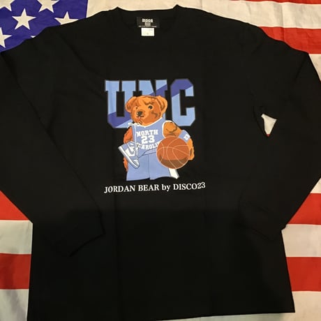 DISCO UNC  BEAR  longsleeve tee