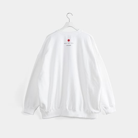 APPLEBUM ごっつアップルバム　crew sweat  WHITE
