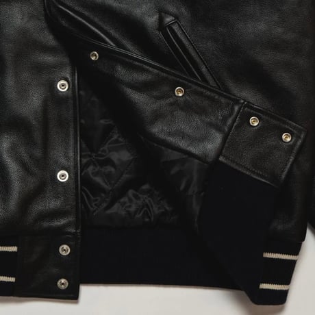 APPLEBUM LEATHER stadium jacket