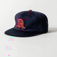 APPLEBUM A logo cap navy