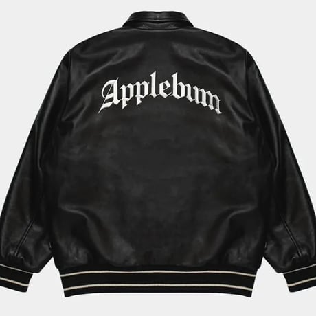 APPLEBUM LEATHER stadium jacket