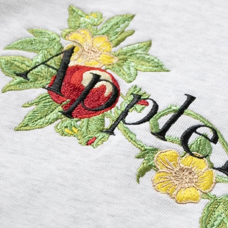 APPLEBUM blossom sweat parka GRAY