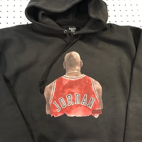 DISCO BACK GOAT23 hoodie フェードBLACK