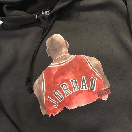 DISCO BACK GOAT23 hoodie フェードBLACK