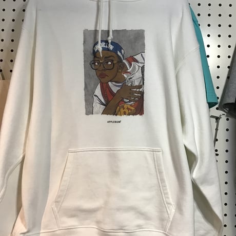 LIMITED APPLEBUMXDISCO  MARS SWEAT PARKA WHITE
