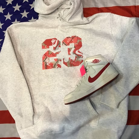 DISCO SHOES BOX ＃23 HOODIE ASH GREY