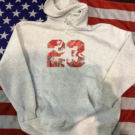 DISCO SHOES BOX ＃23 HOODIE ASH GREY