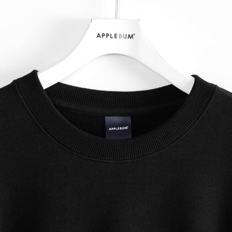 APPLEBUM ごっつアップルバム　crew sweat BLACK