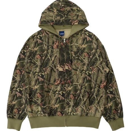 INTERBREED Camouflage Heavy Weight Zip Hoodie(RT)