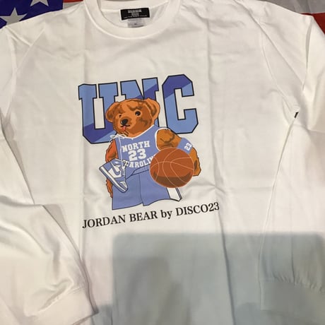 DISCO UNC  BEAR  longsleeve tee
