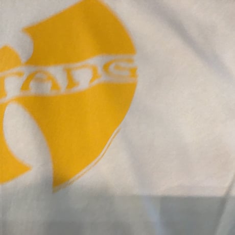 WU -TANG CLAN official  logo LONGSLEEVE tee white