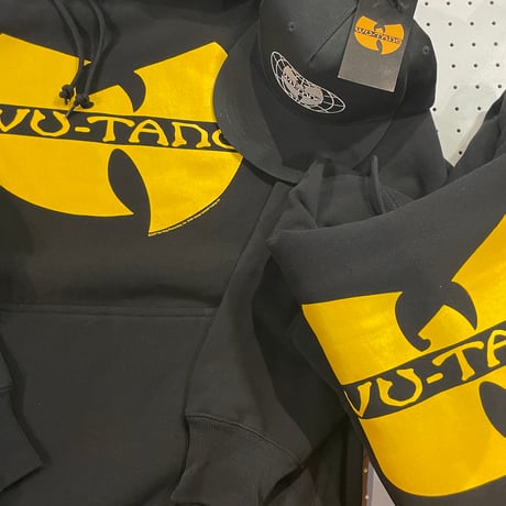 WU TANG CLAN 12oz LOGO HOODIE BLACK