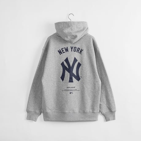 APPLEBUM x MLB NEWYORK Yankees BOY sweat parka グレー