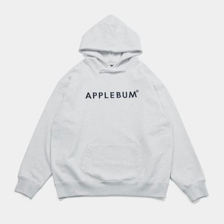 APPLEBUM logo sweat parka GRAY