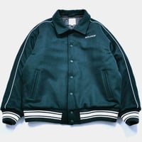 APPLEBUM collared melton stadium jacket