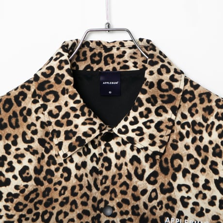APPLEBUM LEOPARD” COACH JACKET yellow