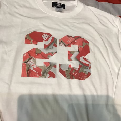 DISCO SHOES BOX #23 longsleeve Tee white