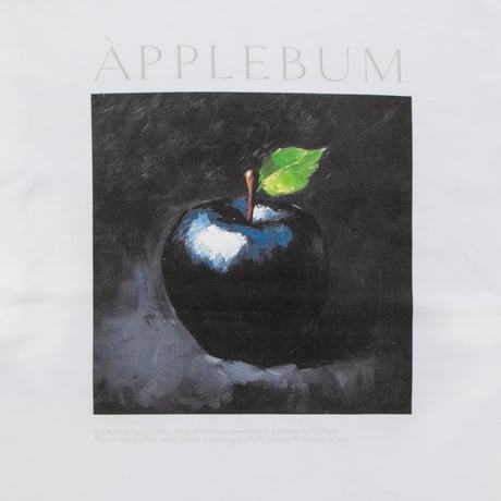 APPLEBUM BLACK APPLE Tshirt WHITE