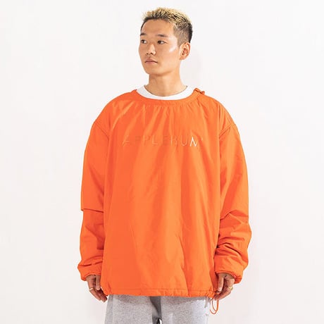 APPLEBUM crew neck pullover jacket Orange