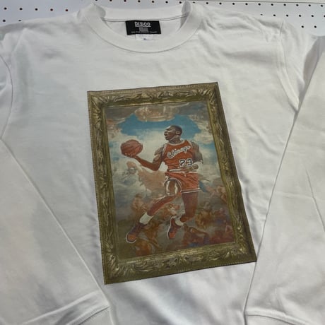 DISCO BRED ART longsleeve tee white