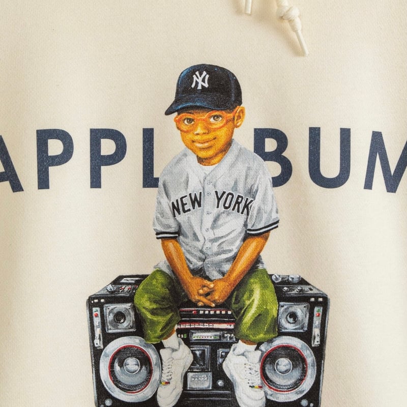 APPLEBUM xMLB NEWYORK Yankees BOY sweat parka ナ