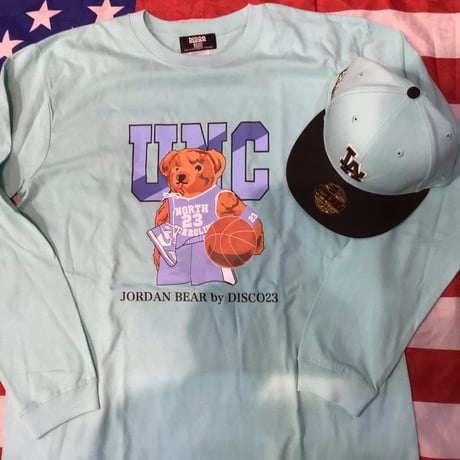 DISCO UNC  BEAR  longsleeve tee