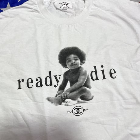 FUCKEM ready2die Tシャツ　white