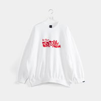 APPLEBUM ごっつアップルバム　crew sweat  WHITE