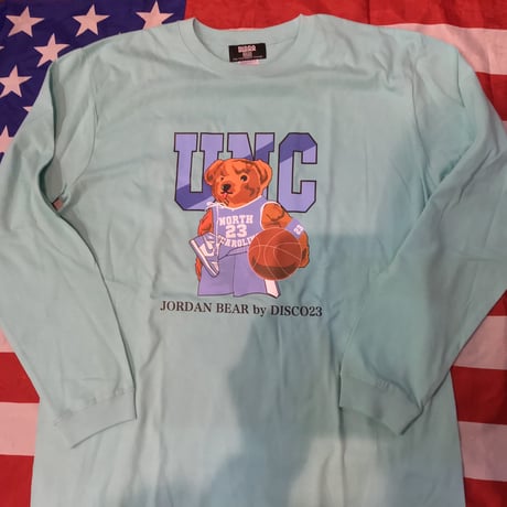 DISCO UNC  BEAR  longsleeve tee