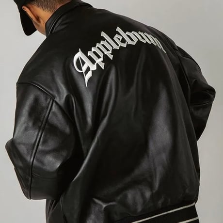 APPLEBUM LEATHER stadium jacket
