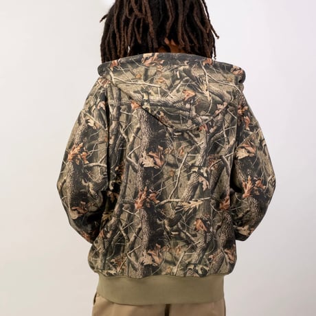 INTERBREED Camouflage Heavy Weight Zip Hoodie(RT)