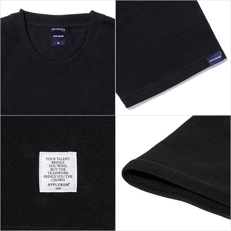 APPLEBUM Pirates logo TEE BLACK