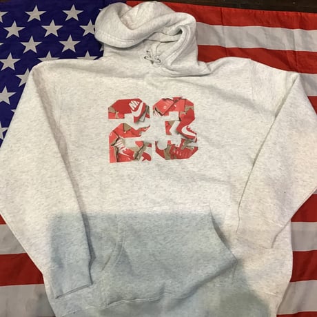DISCO SHOES BOX ＃23 HOODIE ASH GREY