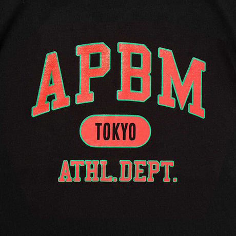 APPLEBUM athletic T shirt BLACK