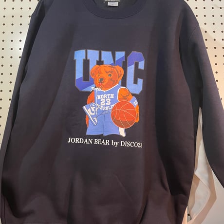 DISCO UNC BEAR CREWNECK SWEAT