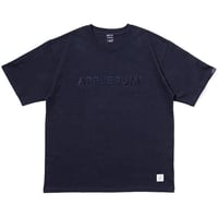 APPLEBUM embroidery logo tee navy