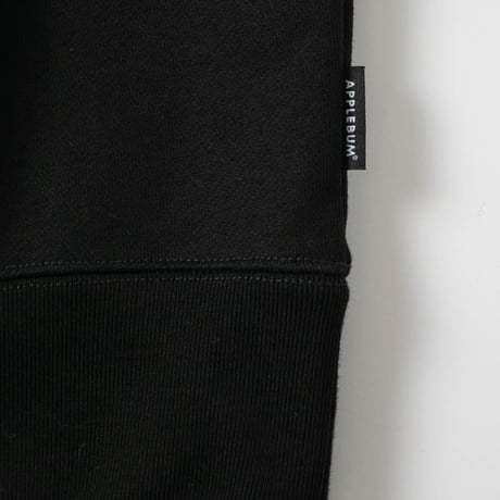 APPLEBUM blossom sweat parka BLACK