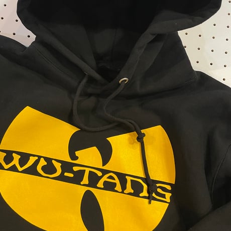 WU TANG CLAN 12oz LOGO HOODIE BLACK