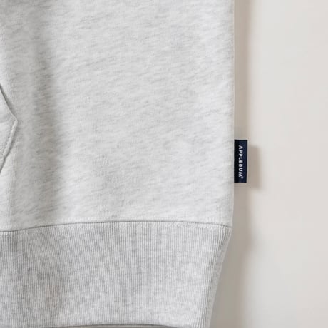 APPLEBUM blossom sweat parka GRAY