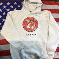 DISCO DREAM basketball HOODIE ASH