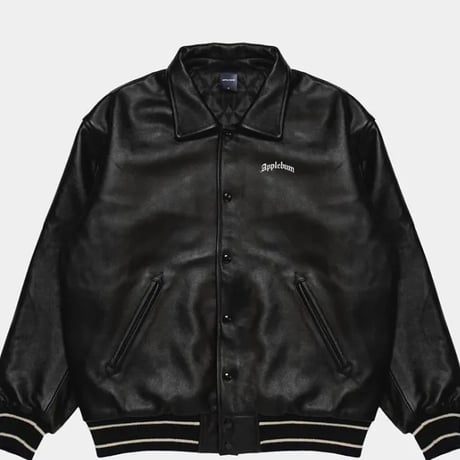 APPLEBUM LEATHER stadium jacket