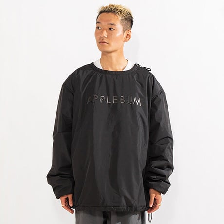 APPLEBUM crew neck pullover  jacket black