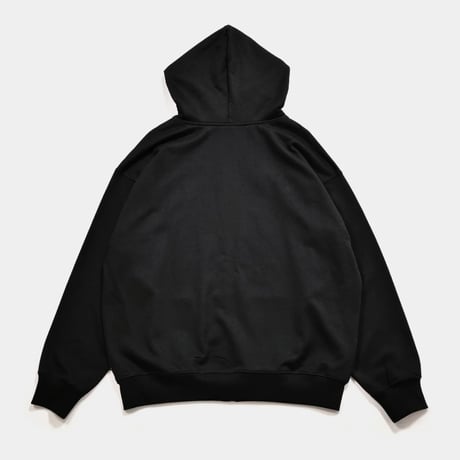 APPLEBUM blossom sweat parka BLACK