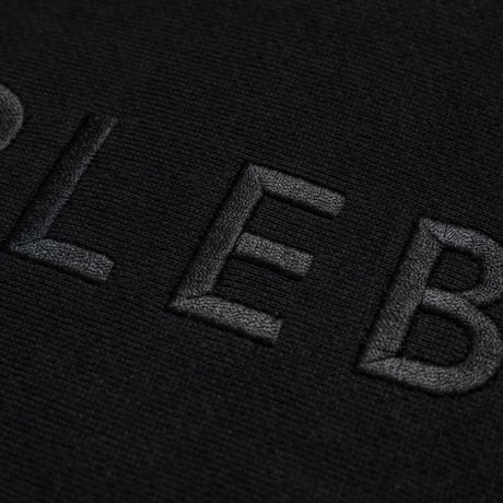 APPLEBUM BLACK LOGO SWEAT PARKA