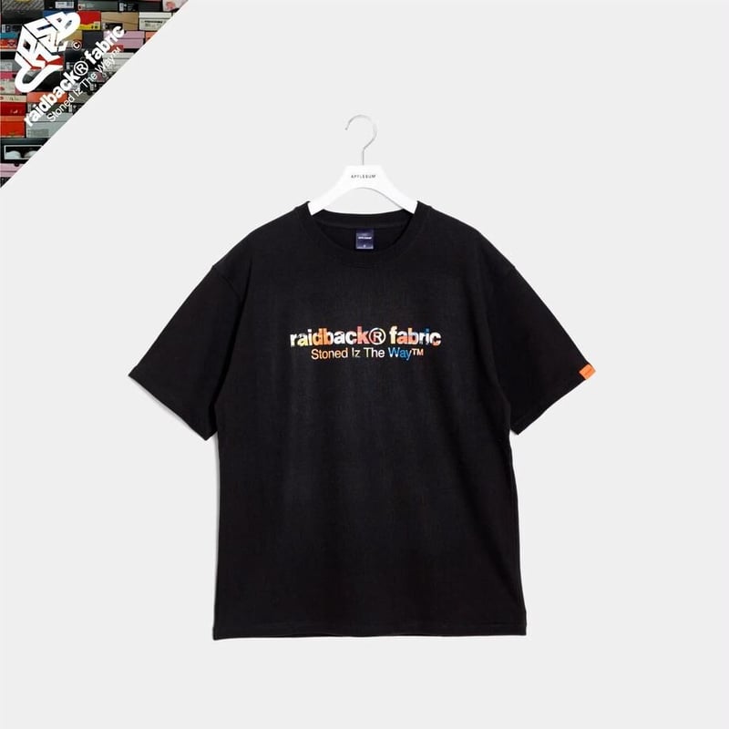 APPLEBUM x CRSB raidback fabric logo KBAS Tシャ...